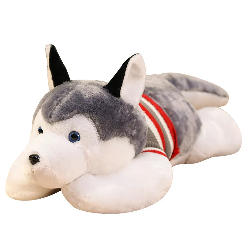 Plüschtier Riesen Husky – Kuscheltier - Stofftier weich