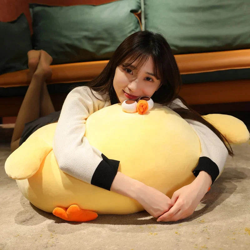 round chicken stuffed animal 