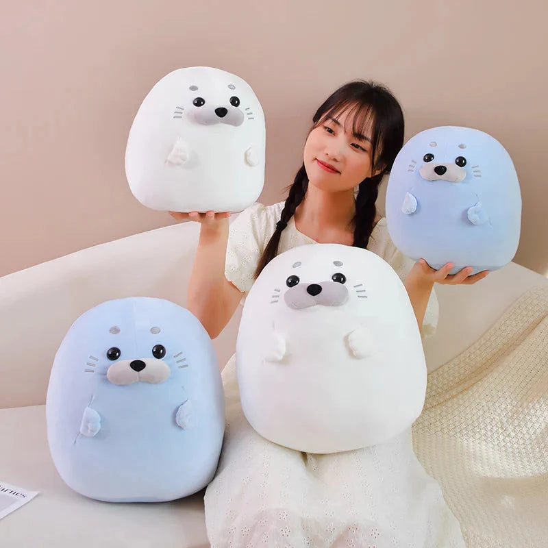 Round Seal Stuffed Animal 