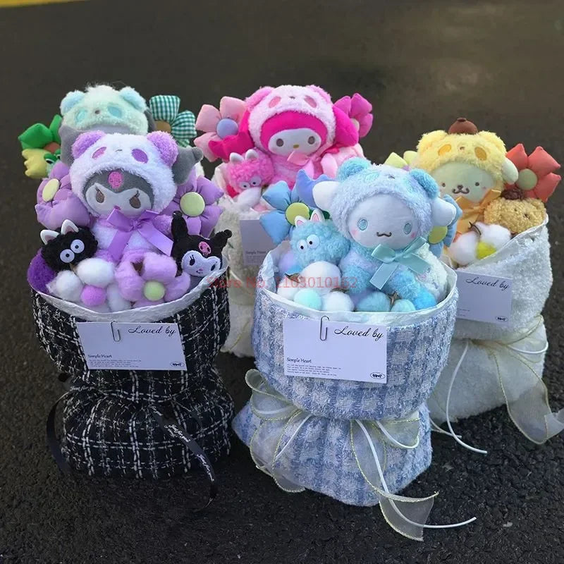 Plüschtier Sanrio Figuren Valentinstag Bouquet – Kuscheltier - Stofftier