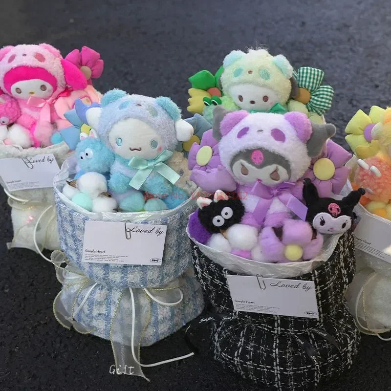 Plüschtier Sanrio Figuren Valentinstag Bouquet – Kuscheltier - Stofftier