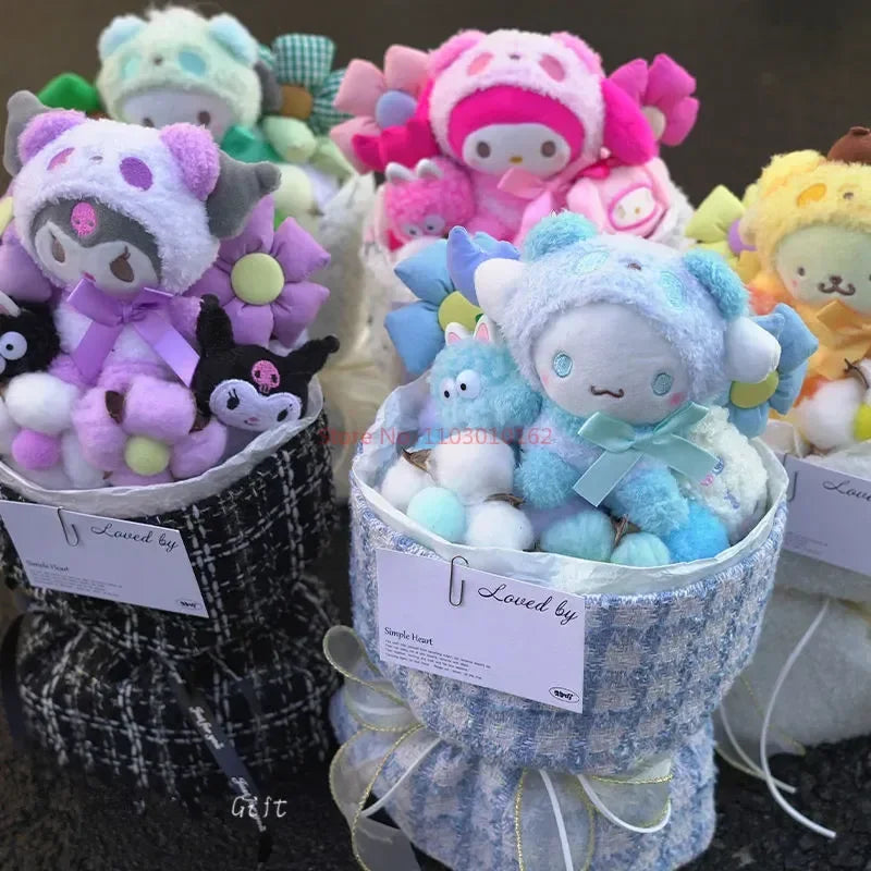 Plüschtier Sanrio Figuren Valentinstag Bouquet – Kuscheltier - Stofftier