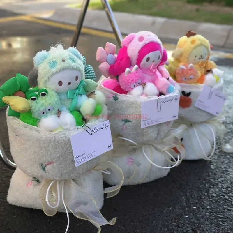 Plüschtier Sanrio Figuren Valentinstag Bouquet – Kuscheltier - Stofftier