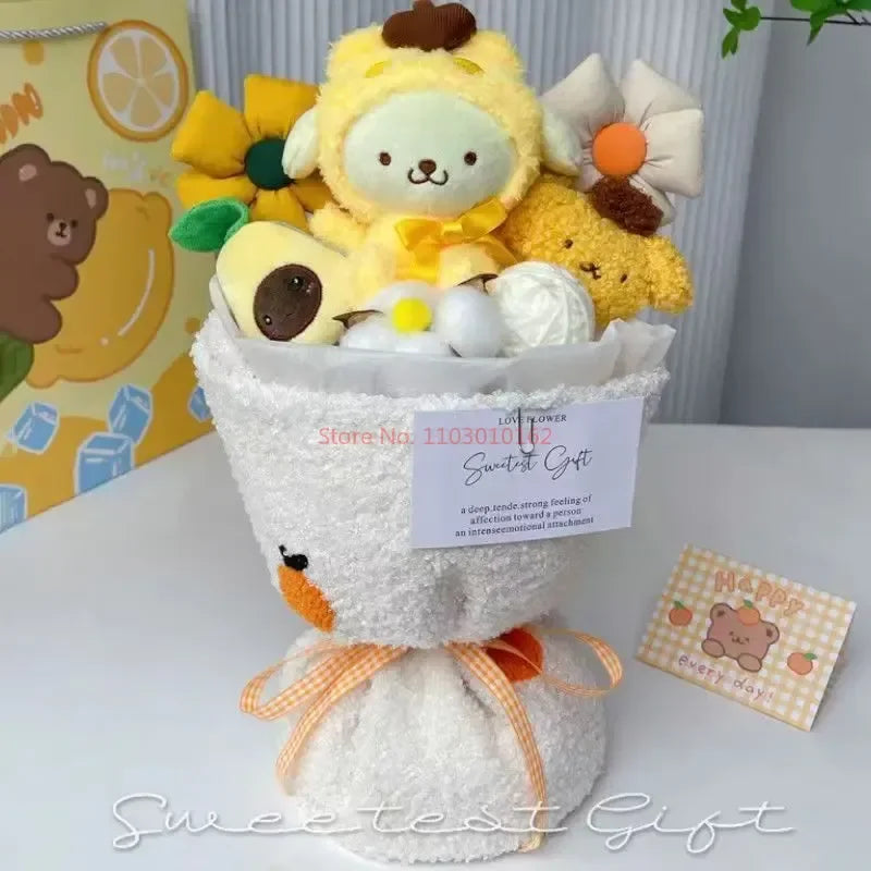 Plüschtier Sanrio Figuren Valentinstag Bouquet – Kuscheltier - Stofftier