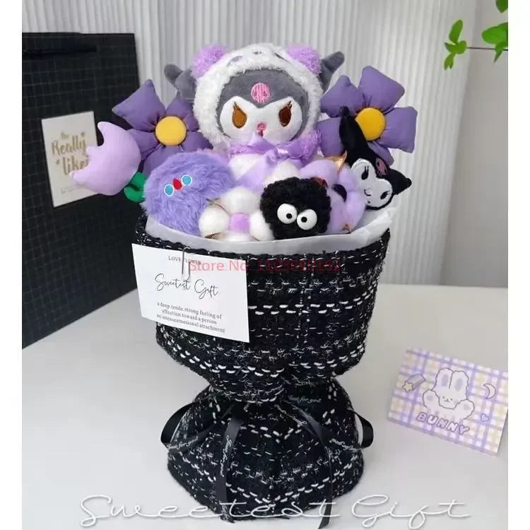 Plüschtier Sanrio Figuren Valentinstag Bouquet – Kuscheltier - Stofftier