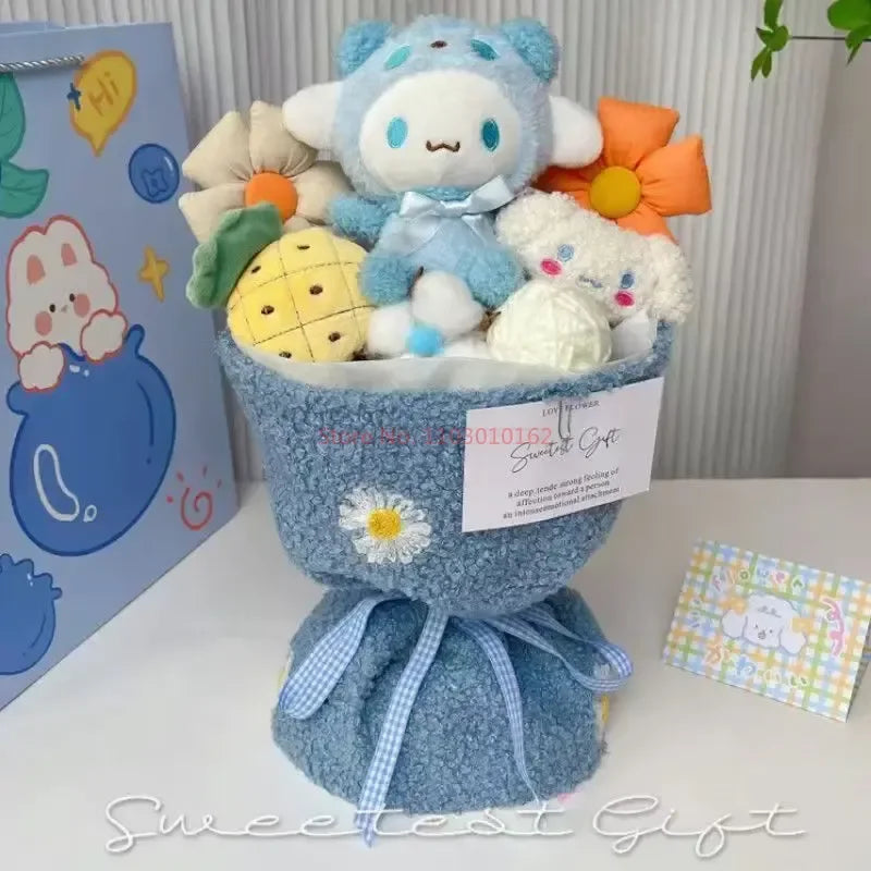 Plüschtier Sanrio Figuren Valentinstag Bouquet – Kuscheltier - Stofftier