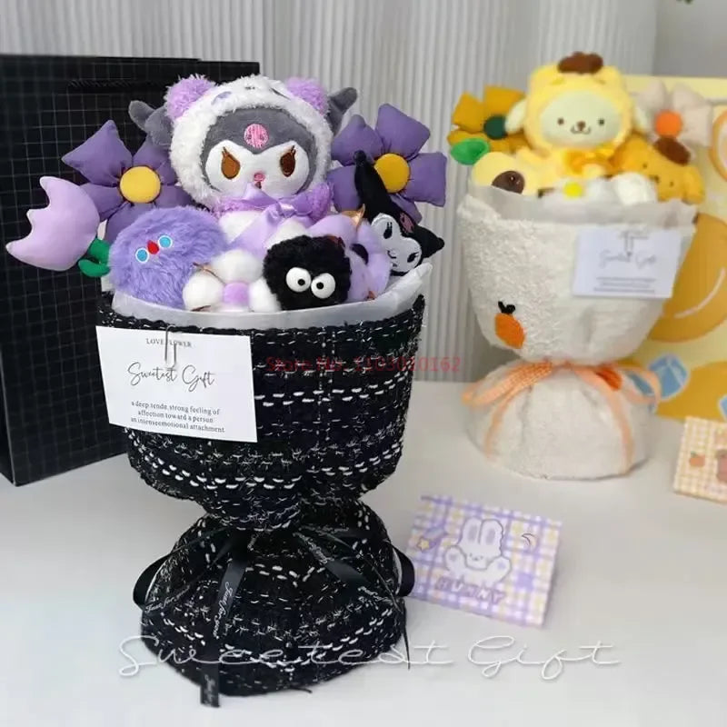Plüschtier Sanrio Figuren Valentinstag Bouquet – Kuscheltier - Stofftier