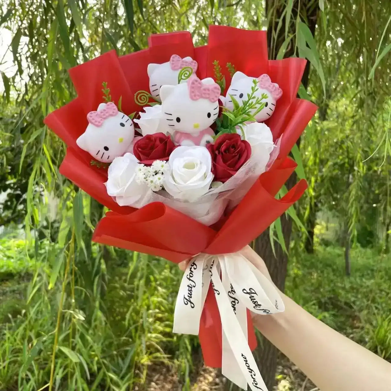 Plüschtier Sanrio Figuren Valentinstag Bouquet – Kuscheltier - Stofftier