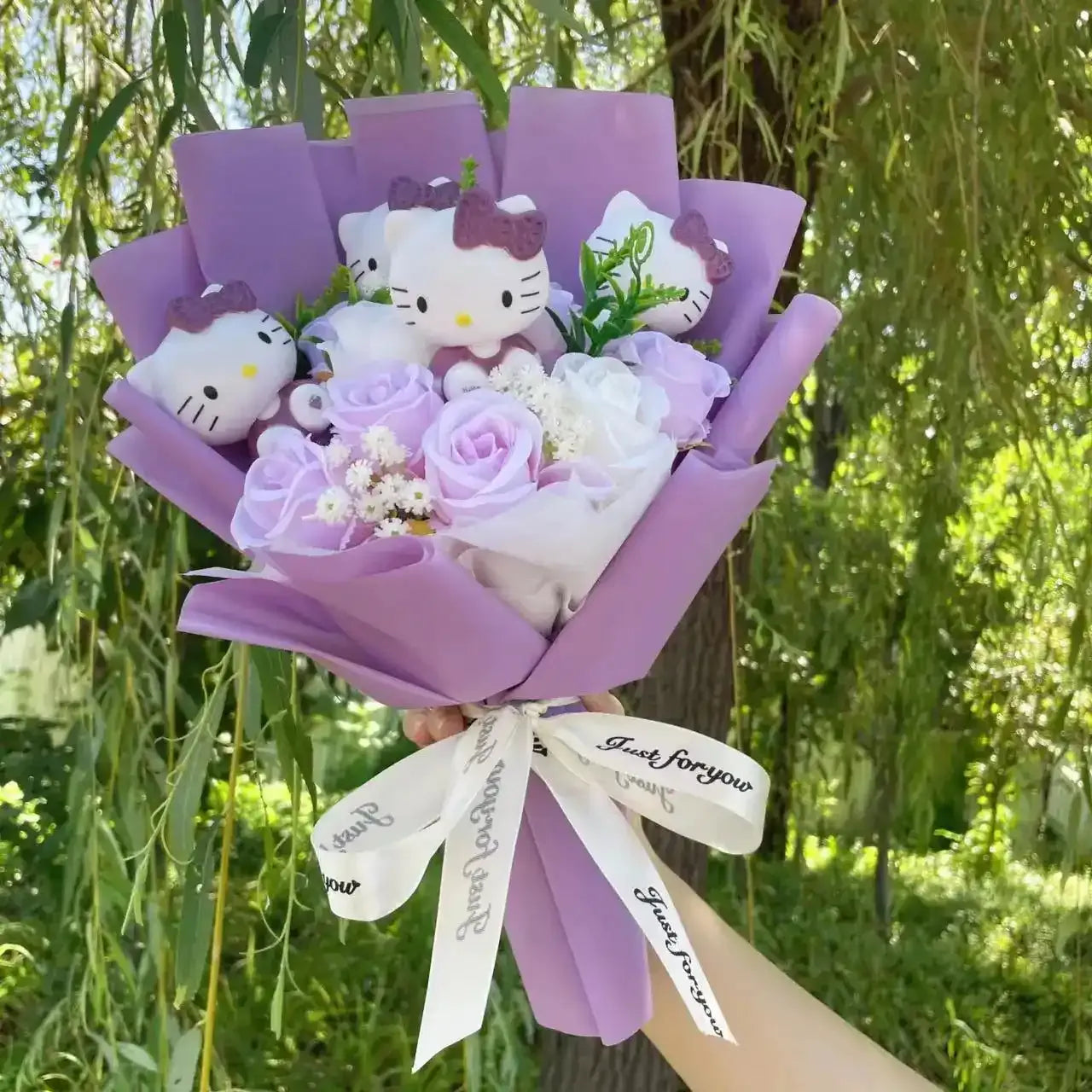 Plüschtier Sanrio Figuren Valentinstag Bouquet – Kuscheltier - Stofftier
