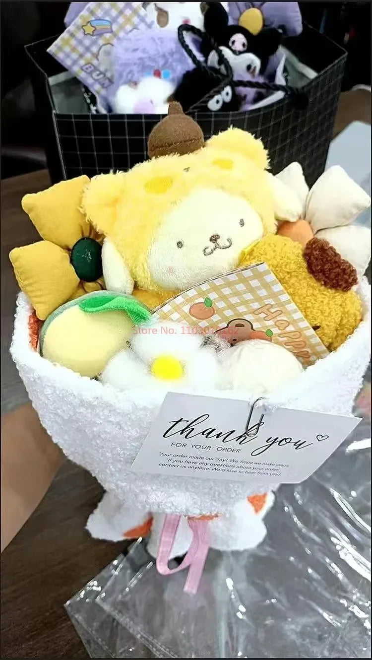Plüschtier Sanrio Figuren Valentinstag Bouquet – Kuscheltier - Stofftier