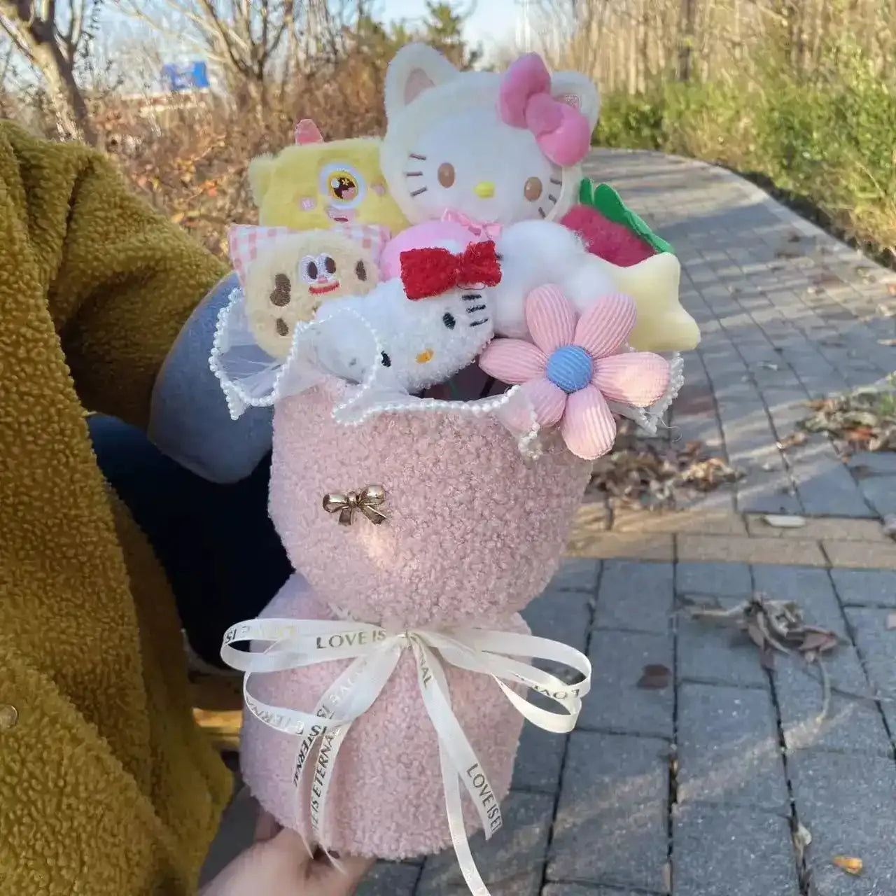 Plüschtier Sanrio Figuren Valentinstag Bouquet – Kuscheltier - Stofftier