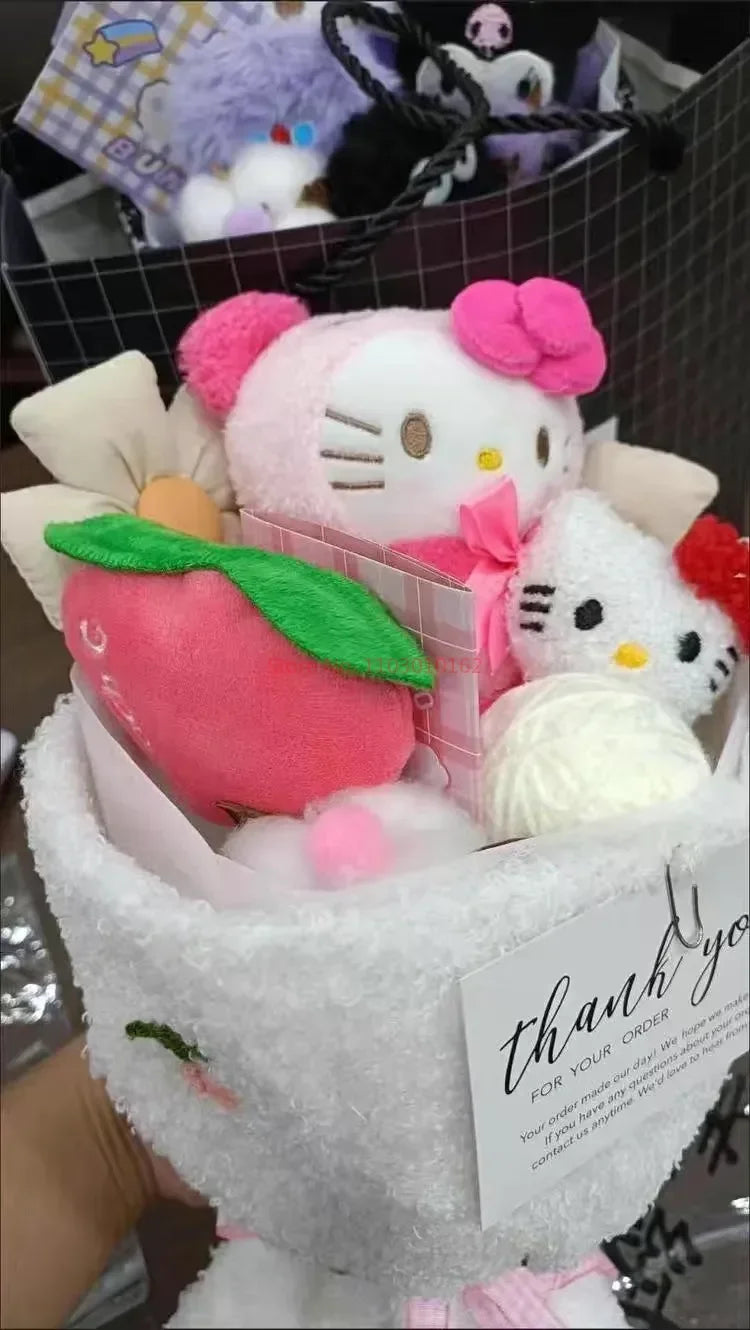 Plüschtier Sanrio Figuren Valentinstag Bouquet – Kuscheltier - Stofftier