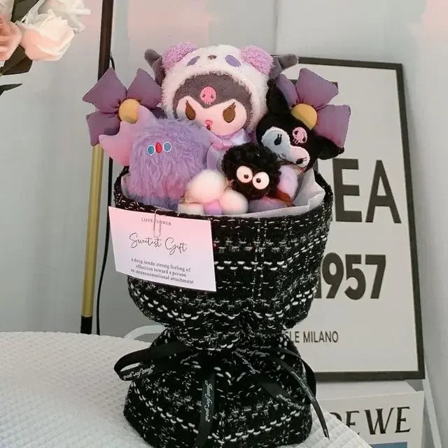 Plüschtier Sanrio Figuren Valentinstag Bouquet – Kuscheltier - Stofftier
