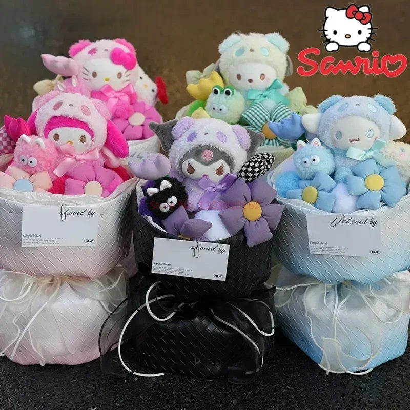 Plüschtier Sanrio Figuren Valentinstag Bouquet – Kuscheltier - Stofftier