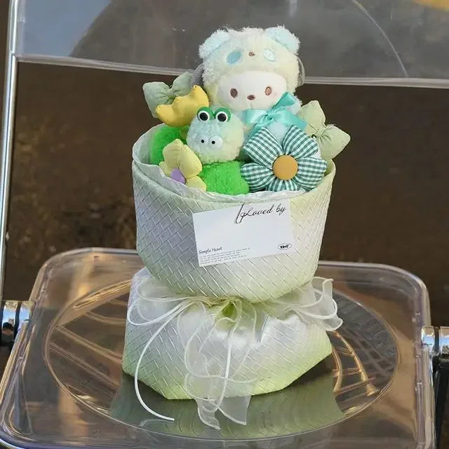 Plüschtier Sanrio Figuren Valentinstag Bouquet – Kuscheltier - Stofftier