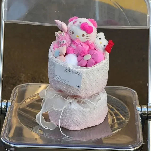 Plüschtier Sanrio Figuren Valentinstag Bouquet – Kuscheltier - Stofftier