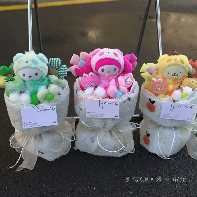 Plüschtier Sanrio Figuren Valentinstag Bouquet – Kuscheltier - Stofftier
