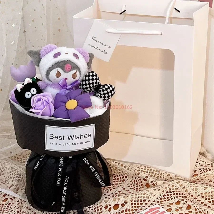 Plüschtier Sanrio Figuren Valentinstag Bouquet – Kuscheltier - Stofftier