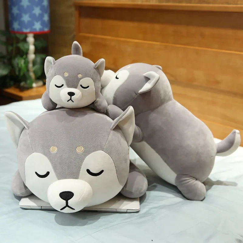 Sleeping Dog Stuffed Animal 