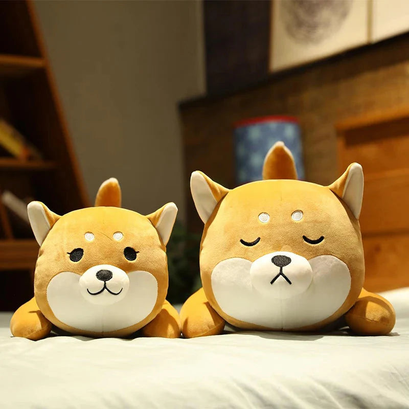 Sleeping Dog Stuffed Animal 