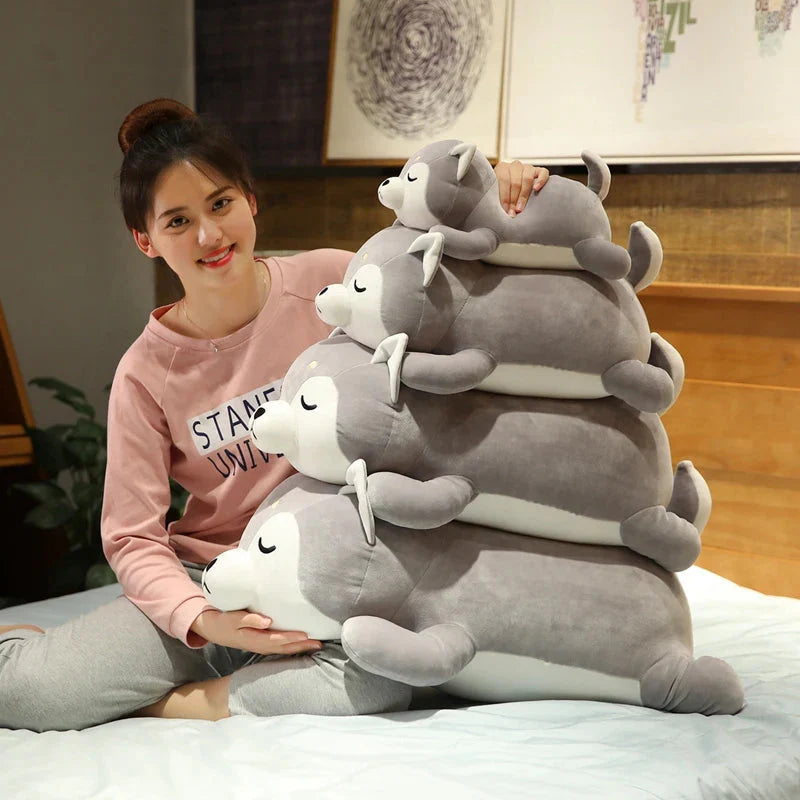 Sleeping Dog Stuffed Animal 