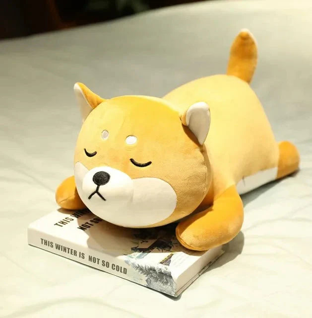 Sleeping Dog Stuffed Animal 