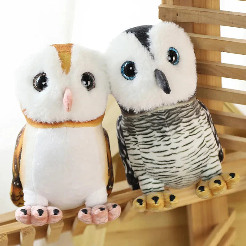 Plüschtier Schleiereule – Kuscheltier - Stofftier weich