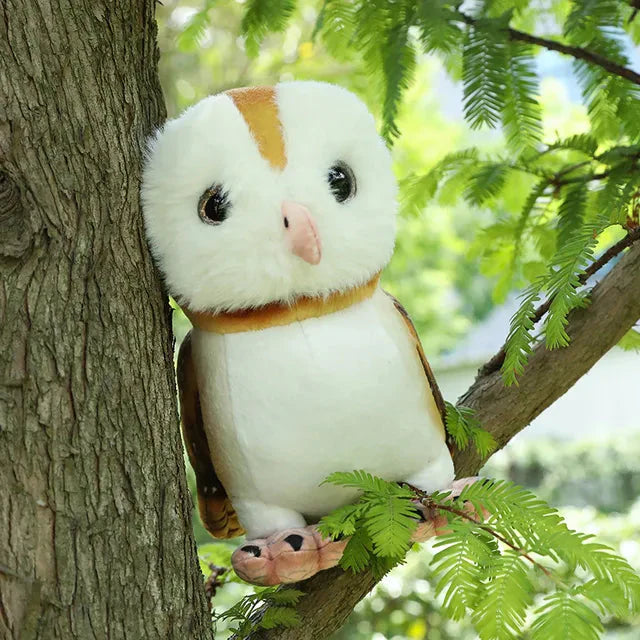 Plüschtier Schleiereule – Kuscheltier - Stofftier weich