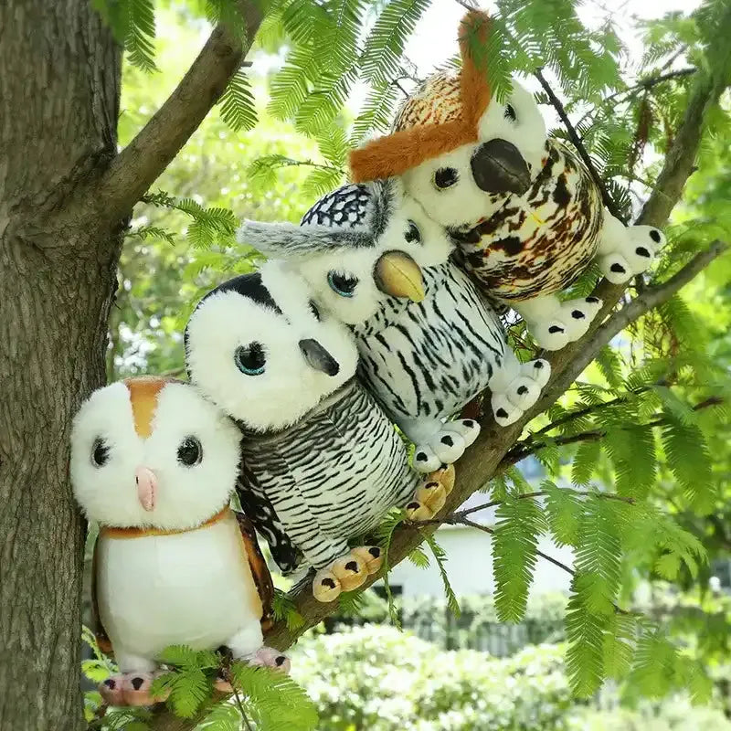 Plüschtier Schleiereule – Kuscheltier - Stofftier weich