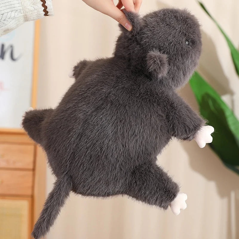 Plüschtier Schwarze Maus – Kuscheltier - Stofftier
