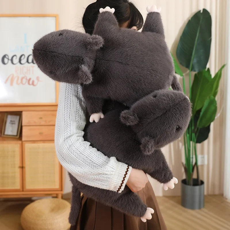 Plüschtier Schwarze Maus – Kuscheltier - Stofftier