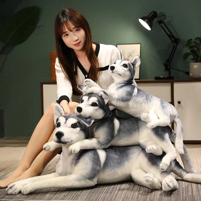 Plüschtier Siberian Husky – Kuscheltier - Stofftier weich