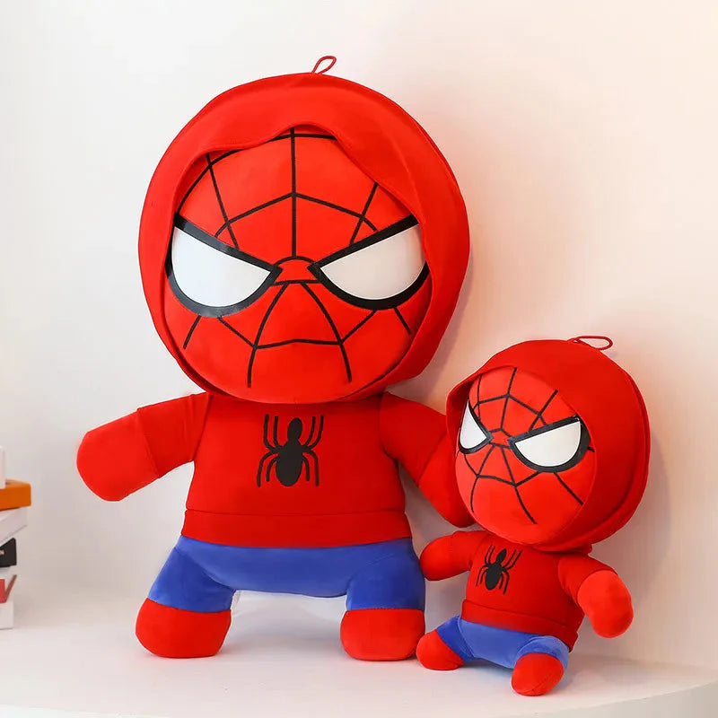 Plüschtier Spider-Man – Kuscheltier - Stofftier mit Kapuze