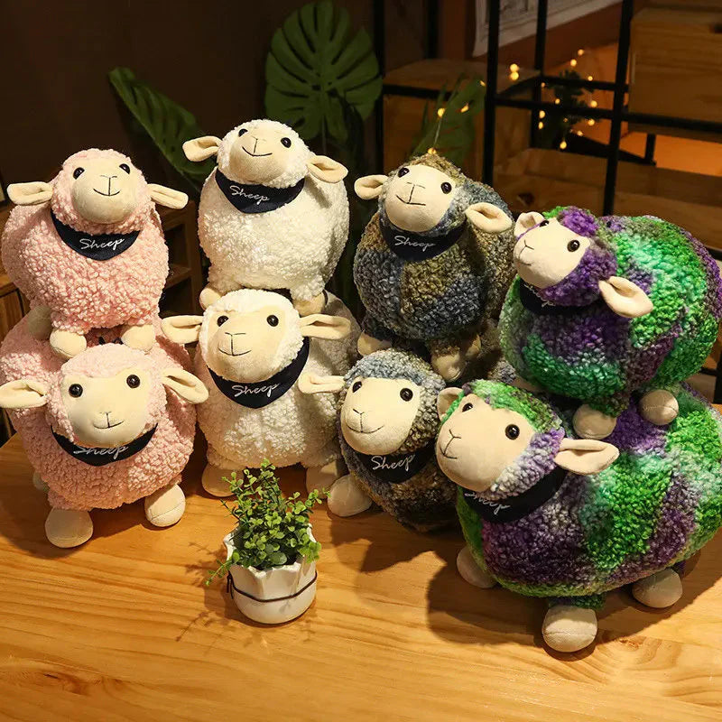 Plüschtier Vintage Lamm – Kuscheltier - Stofftier Nostalgie