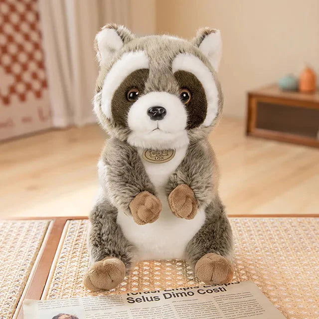Plüschtier Vintage Waschbär – Kuscheltier - Stofftier