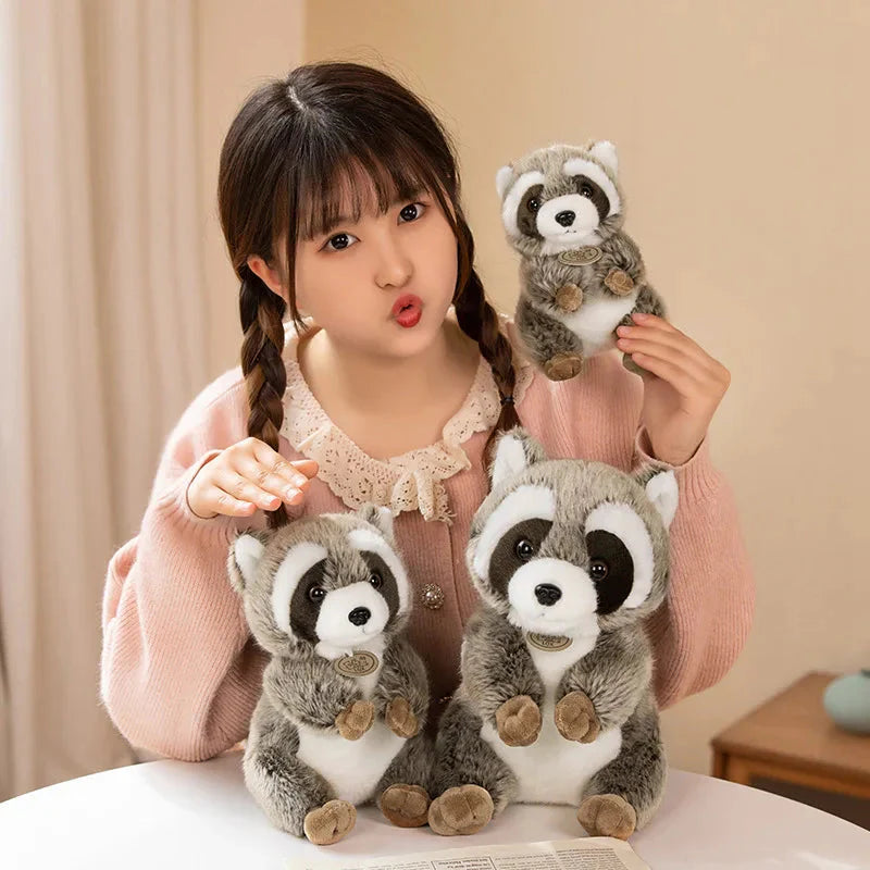 vintage raccoon stuffed animal 