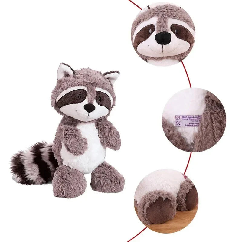 Plüschtier Waschbär – Kuscheltier - Stofftier Gewichtet