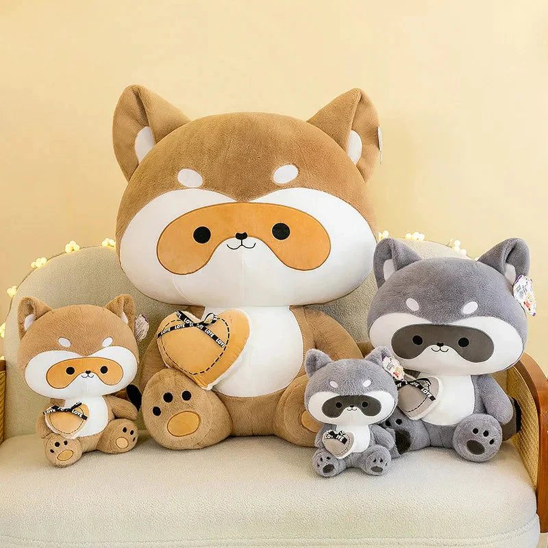 big raccoon stuffed animal 