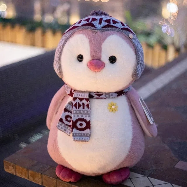Plüschtier Weihnachts-Pinguin – Kuscheltier - Stofftier