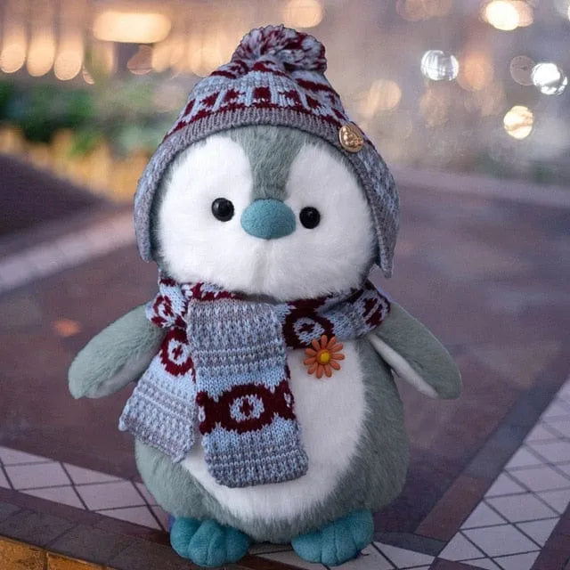Plüschtier Weihnachts-Pinguin – Kuscheltier - Stofftier
