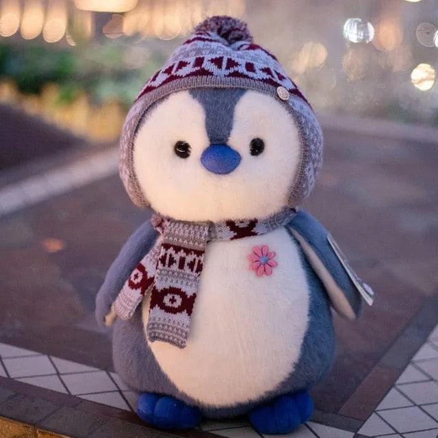 Plüschtier Weihnachts-Pinguin – Kuscheltier - Stofftier