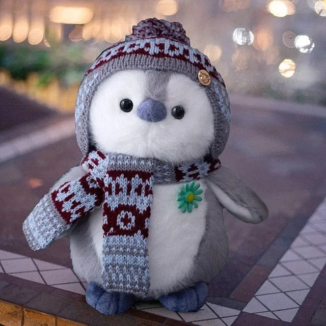 Plüschtier Weihnachts-Pinguin – Kuscheltier - Stofftier