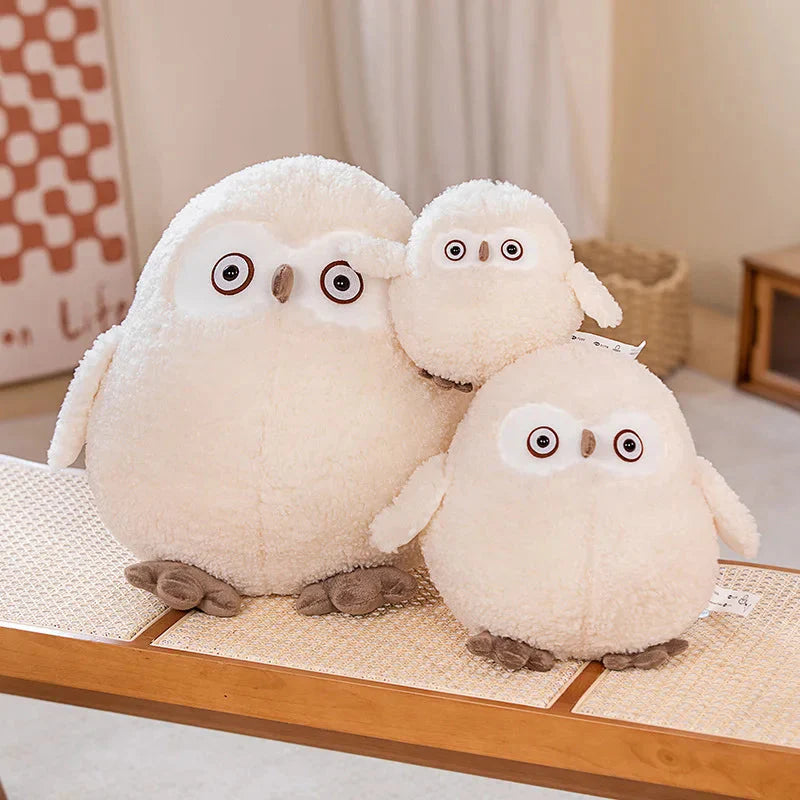 White Owl Stuffed Animal 