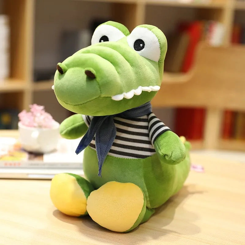 Plüschtier Weißes Alligator – Kuscheltier - Stofftier
